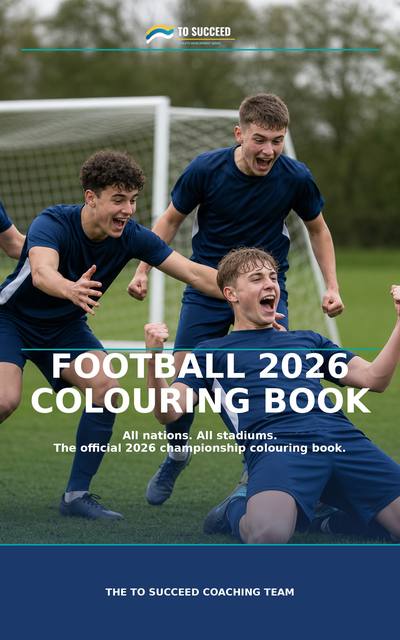 Football 2026 Colouring Book