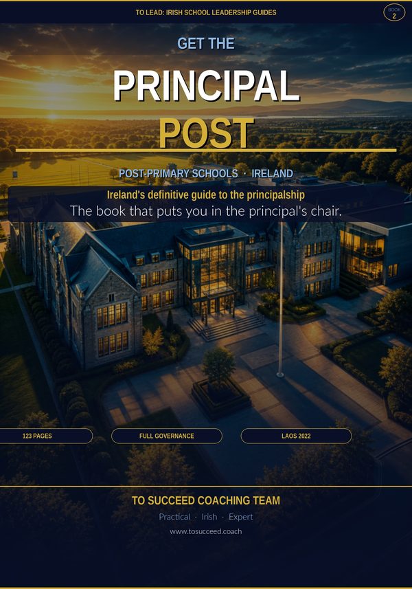 Get the Principal Post — Post-Primary